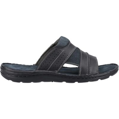 Hush Puppies - Herren Mules "Archer", Leder (Schwarz) Schwarz EU 43 / UK 9 Hush Puppies - Herren Mules "Archer", Leder (Schwarz) Schwarz EU 43 / UK 9