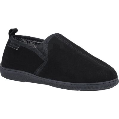 Hush Puppies Herren Arnold Slip On Leder Pantoffel (Schwarz) Schwarz EU 46 / UK 11 Hush Puppies Herren Arnold Slip On Leder Pantoffel (Schwarz) Schwarz EU 46 / UK 11