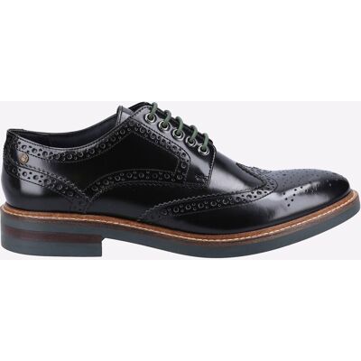 Base London Woburn LEATHER Herren Schwarz EU 42 / UK 8 Base London Woburn LEATHER Herren Schwarz EU 42 / UK 8