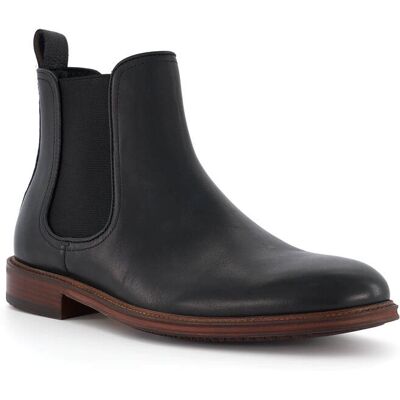 Dune London Dune Herren CHARAKTERISTISCHE Smarte Chelsea Boots Charakteristisch Schwarz EU 40,5 / UK 7 Dune London Dune Herren CHARAKTERISTISCHE Smarte Chelsea Boots Charakteristisch Schwarz EU 40,5 / UK 7
