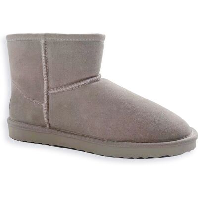 Aus Wooli Australia Kurze Stiefelette aus Schafsfell Grau EU 37 / UK 4 Aus Wooli Australia Kurze Stiefelette aus Schafsfell Grau EU 37 / UK 4