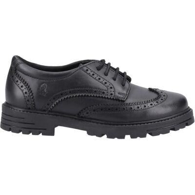 Hush Puppies - Mädchen Schul-Uniform-Schuhe "Maxine", Leder (Schwarz) Schwarz EU 28 / UK 10 Hush Puppies - Mädchen Schul-Uniform-Schuhe "Maxine", Leder (Schwarz) Schwarz EU 28 / UK 10