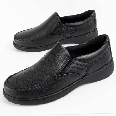 Purapiel Mokassin Confore12 Schwarz Schwarz EU43 Purapiel Mokassin Confore12 Schwarz Schwarz EU43
