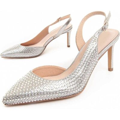 Montevita Fersen-Schuh Festshoe3 In Silber Silber EU 38 Montevita Fersen-Schuh Festshoe3 In Silber Silber EU 38