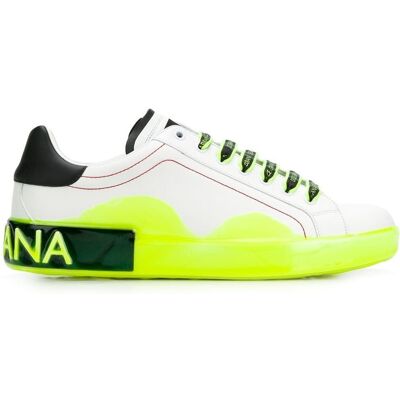 Dolce & Gabbana Männer Sneakers aus weißem Kalbfell Weiß EU40 Dolce & Gabbana Männer Sneakers aus weißem Kalbfell Weiß EU40