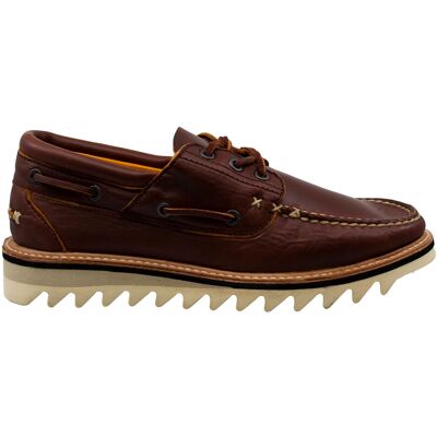 Timberland Selbyville 3 Auge braune Leder Schnüre -up -Bootsschuhe a1jel Braun EU 40 / UK 6,5 Timberland Selbyville 3 Auge braune Leder Schnüre -up -Bootsschuhe a1jel Braun EU 40 / UK 6,5