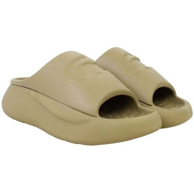 Lacoste Serve Slide 3.0 223 1 CFA Damen Braune Pantoletten Braun EU 37 / UK 4 Lacoste Serve Slide 3.0 223 1 CFA Damen Braune Pantoletten Braun EU 37 / UK 4