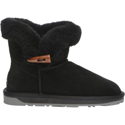 EverAU Australia EVER AU Damen Robin Horn Toggle Knopf Mini Stiefel Schwarz EU 36 EverAU Australia EVER AU Damen Robin Horn Toggle Knopf Mini Stiefel Schwarz EU 36