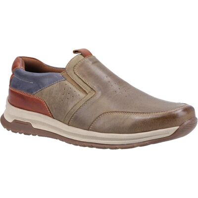 Hush Puppies Herren Cole Leder Freizeitschuhe (Khaki/Navy/Tan) Khaki EU 39/UK 6 Hush Puppies Herren Cole Leder Freizeitschuhe (Khaki/Navy/Tan) Khaki EU 39/UK 6
