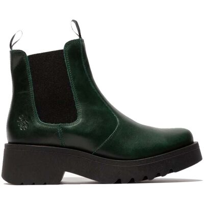 Fly London Damen MEDI789 Chelsea-Stiefel mit Keilabsatz, Leder, Plateaustiefeletten, Petrolgrün Dunkelgrün EU 40,5 / UK 7 Fly London Damen MEDI789 Chelsea-Stiefel mit Keilabsatz, Leder, Plateaustiefeletten, Petrolgrün Dunkelgrün EU 40,5 / UK 7