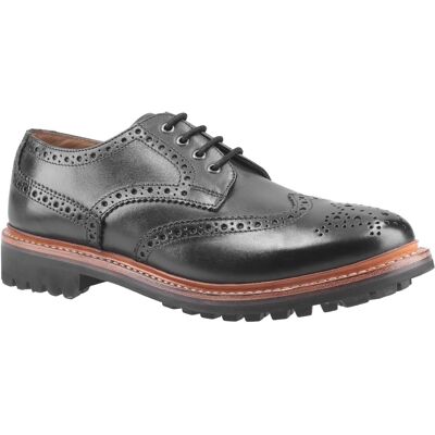 Cotswold Mens Quenington Commando Lace Up Dress Lederschuh (Schwarz) Schwarz EU 40,5 / UK 7 Cotswold Mens Quenington Commando Lace Up Dress Lederschuh (Schwarz) Schwarz EU 40,5 / UK 7