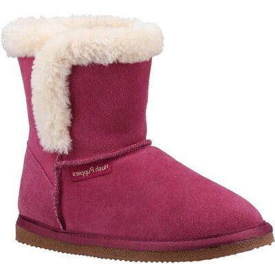Hush Puppies Mädchen Ashlynn Wildleder Hausschuhe (Rose) Rose EU 17 / UK 1 Hush Puppies Mädchen Ashlynn Wildleder Hausschuhe (Rose) Rose EU 17 / UK 1