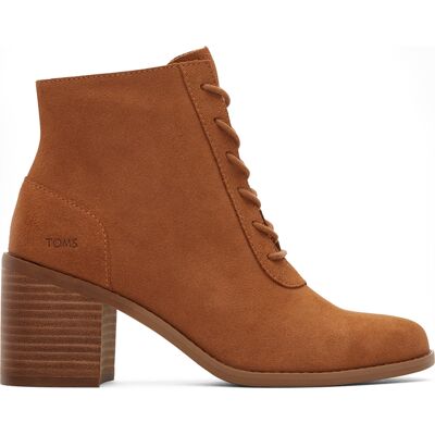 Toms Evelyn Leder Damenstiefel Bräunen EU 38 / UK 5 Toms Evelyn Leder Damenstiefel Bräunen EU 38 / UK 5