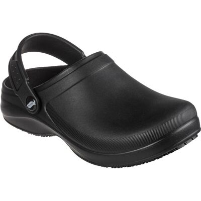 Skechers Damen Riverbound Pasay rutschfeste Clogs Schwarz EU 40,5 / UK 7 Skechers Damen Riverbound Pasay rutschfeste Clogs Schwarz EU 40,5 / UK 7