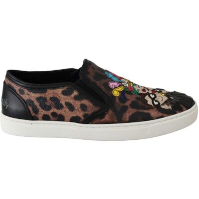 Mocassins Dolce & Gabbana en cuir léopard #dgfamily pour femme Mehrfarben EU35 Mocassins Dolce & Gabbana en cuir léopard #dgfamily pour femme Mehrfarben EU35