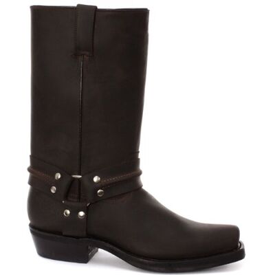 Grinders Unisex Brown Western High Lederstiefel - Renegade Hi Braun EU45 Grinders Unisex Brown Western High Lederstiefel - Renegade Hi Braun EU45