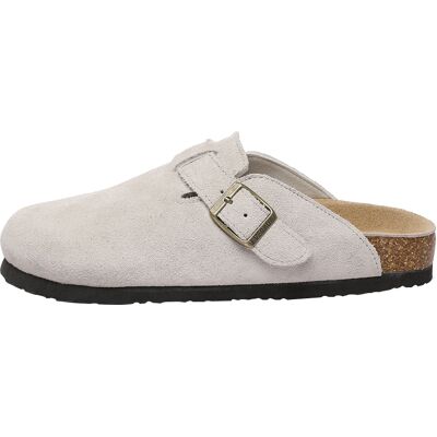 EverAU Australia EVER AU Damen Pintail Leder Komfort Clog Sandalen - Taupe Wildleder Taupe EU 38 / UK 5 EverAU Australia EVER AU Damen Pintail Leder Komfort Clog Sandalen - Taupe Wildleder Taupe EU 38 / UK 5