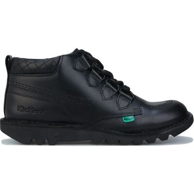 Kickers Kick Mid Quilt Lederschuhe Schwarz EU 38 / UK 5 Kickers Kick Mid Quilt Lederschuhe Schwarz EU 38 / UK 5