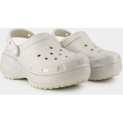 Sandalen Classic Platform Glitter - Crocs - Synthetik - Silber Grau 37-38 EU Sandalen Classic Platform Glitter - Crocs - Synthetik - Silber Grau 37-38 EU