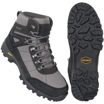 Mountain Warehouse Mens Storm Extreme Wildleder wasserdichte Wanderschuhe (dunkelgrau) Grau EU 40,5 / UK 7 Mountain Warehouse Mens Storm Extreme Wildleder wasserdichte Wanderschuhe (dunkelgrau) Grau EU 40,5 / UK 7