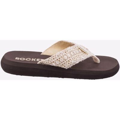 Rocket Dog Spotlight Lima Slip On Sandale Femme Beige EU 40,5 / UK 7 Rocket Dog Spotlight Lima Slip On Sandale Femme Beige EU 40,5 / UK 7
