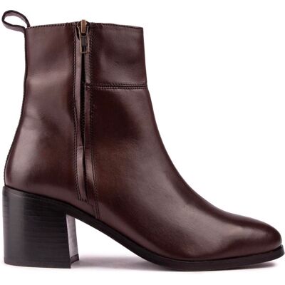 Sole Greer Reißverschluss-Stiefel Braun EU 40,5 / UK 7 Sole Greer Reißverschluss-Stiefel Braun EU 40,5 / UK 7