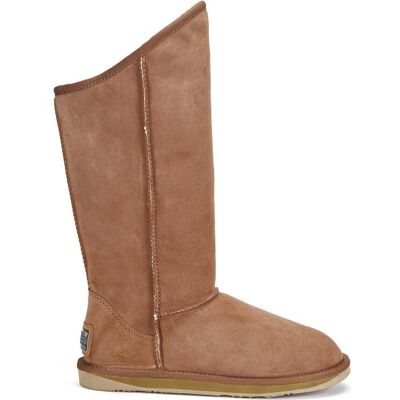 Australia Luxe Co Australia Luxe – Gemütliche hohe Stiefel in Kastanienbraun Beige EU 40,5 / UK 7 Australia Luxe Co Australia Luxe – Gemütliche hohe Stiefel in Kastanienbraun Beige EU 40,5 / UK 7