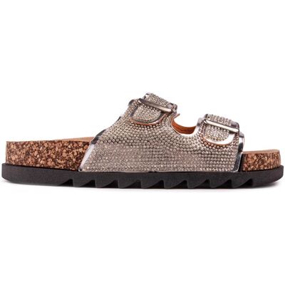 Solesister Cat Weites Fußbett Sandalen Metallisch EU 36 / UK 3 Solesister Cat Weites Fußbett Sandalen Metallisch EU 36 / UK 3