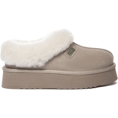 EverAU Australia EVER AU Damen Leder Hausschuhe - Topknot Sand EU 37 / UK 4 EverAU Australia EVER AU Damen Leder Hausschuhe - Topknot Sand EU 37 / UK 4