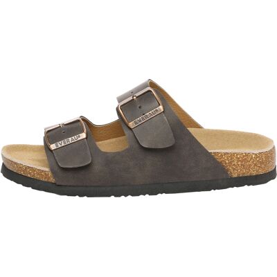 EverAU Australia EVER AU Damen Mallard Leder Doppelschnallen-Sandalen - Braunes geöltes Leder Braun EU 37 / UK 4 EverAU Australia EVER AU Damen Mallard Leder Doppelschnallen-Sandalen - Braunes geöltes Leder Braun EU 37 / UK 4