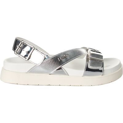Liu Jo Plateausandalen 4A4727EX257 Damen Silber EU 37 Liu Jo Plateausandalen 4A4727EX257 Damen Silber EU 37