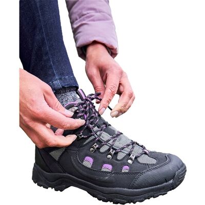 Mountain Warehouse Womens/Ladies Adventurer Wasserdichte Wanderstiefel (Schwarz) Schwarz EU 36 / UK 3 Mountain Warehouse Womens/Ladies Adventurer Wasserdichte Wanderstiefel (Schwarz) Schwarz EU 36 / UK 3