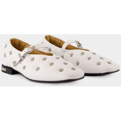 Ballerinas Aj1342 - Toga Pulla - Leder - Weiß Weiß EU35 Ballerinas Aj1342 - Toga Pulla - Leder - Weiß Weiß EU35
