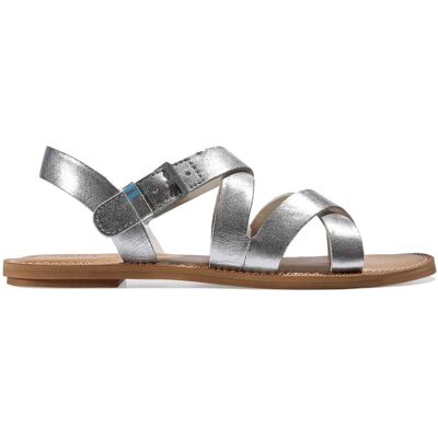 Toms Sizilien Womens Silbersandalen Silber EU 36 / UK 3 Toms Sizilien Womens Silbersandalen Silber EU 36 / UK 3