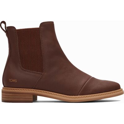 Toms Charlie Leder Damenstiefel Braun EU 38 / UK 5 Toms Charlie Leder Damenstiefel Braun EU 38 / UK 5
