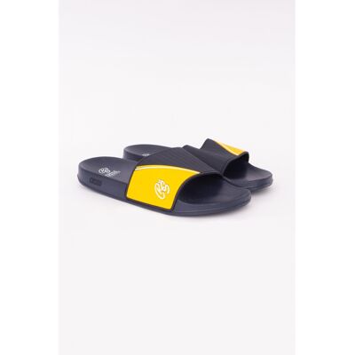 Crosshatch - Herren Badesandale "Ventamoore" (Marineblau/Gelb) Marine EU 40,5 / UK 7 Crosshatch - Herren Badesandale "Ventamoore" (Marineblau/Gelb) Marine EU 40,5 / UK 7