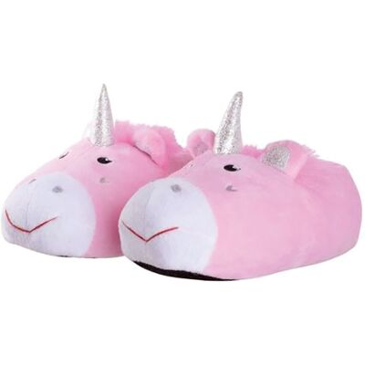 Slipper Snob Kinder Rosa Einhorn Plüsch Hausschuhe Geschenk für Sie Weihnachten - Rosa Rosa S Slipper Snob Kinder Rosa Einhorn Plüsch Hausschuhe Geschenk für Sie Weihnachten - Rosa Rosa S