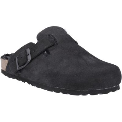 Hush Puppies Jade Leder Damen Schwarz Hausschuhe Schwarz EU 40,5 / UK 7 Hush Puppies Jade Leder Damen Schwarz Hausschuhe Schwarz EU 40,5 / UK 7