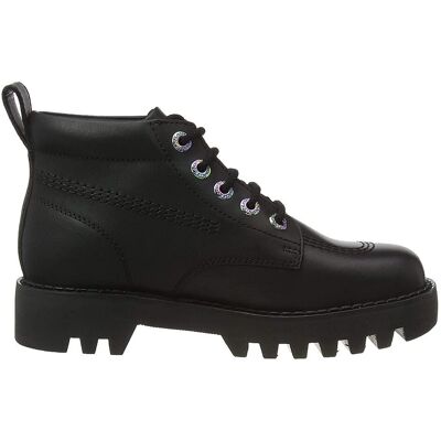 Kickers Kicker Kizziie höhere Frauen schwarze Stiefel Schwarz EU 36 / UK 3 Kickers Kicker Kizziie höhere Frauen schwarze Stiefel Schwarz EU 36 / UK 3
