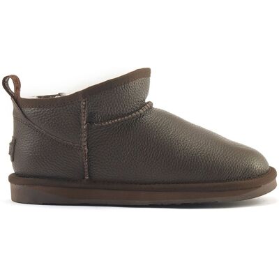 Australia Luxe Co Gemütliche, ultrakurze Beva-Stiefel aus Leder Braun EU40 Australia Luxe Co Gemütliche, ultrakurze Beva-Stiefel aus Leder Braun EU40