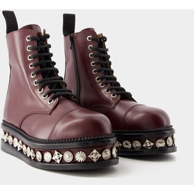 Stiefeletten Aj1287 - Toga Pulla - Leder - Bordeaux Burgund EU 36 Stiefeletten Aj1287 - Toga Pulla - Leder - Bordeaux Burgund EU 36