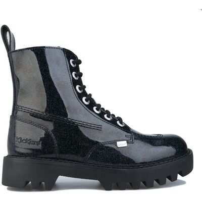 Kickers Kizziie Higher Lackleder Damenstiefel in Schwarz Schwarz EU 36 / UK 3 Kickers Kizziie Higher Lackleder Damenstiefel in Schwarz Schwarz EU 36 / UK 3
