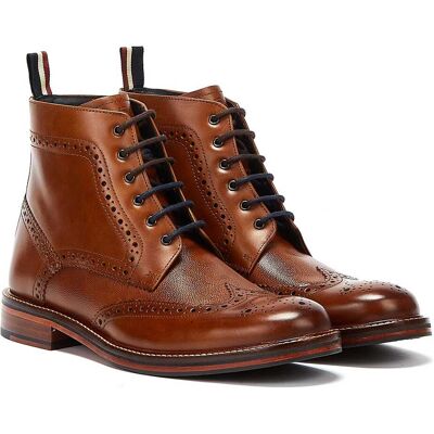Ben Sherman Alfred Brogue Herren Tan Stiefel Braun EU 43 / UK 9 Ben Sherman Alfred Brogue Herren Tan Stiefel Braun EU 43 / UK 9