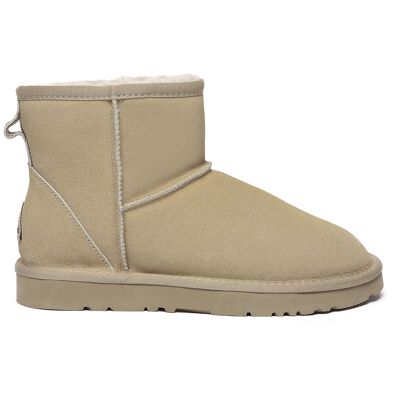 EverAU Australia EVER AU Damen Leder Kurzstiefel - Ostrich Sand EU 40,5 / UK 7 EverAU Australia EVER AU Damen Leder Kurzstiefel - Ostrich Sand EU 40,5 / UK 7