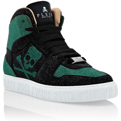 Philipp Plein Hightop-Sneaker Notorious Schwarz Grün US 39 Philipp Plein Hightop-Sneaker Notorious Schwarz Grün US 39