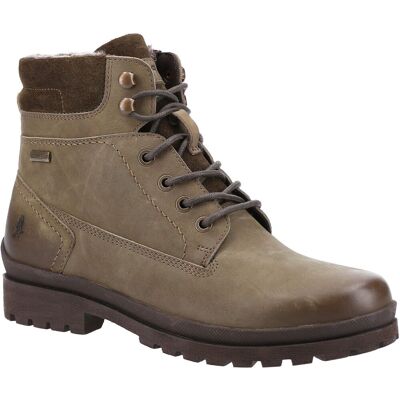 Hush Puppies Annay Leder Damen Stiefel Khaki Khaki EU 37 / UK 4 Hush Puppies Annay Leder Damen Stiefel Khaki Khaki EU 37 / UK 4