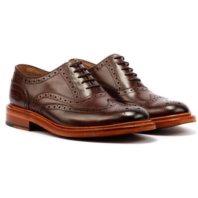 Ben Sherman Sugarman Brogue Leder Herren Braune Schnürschuhe Braun EU 43 / UK 9 Ben Sherman Sugarman Brogue Leder Herren Braune Schnürschuhe Braun EU 43 / UK 9