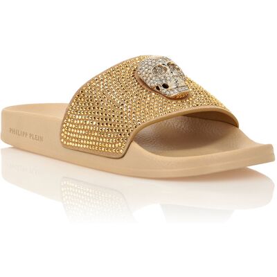 Philipp Plein Sandalen Skull Beige EU35 Philipp Plein Sandalen Skull Beige EU35