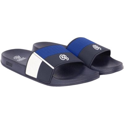 Crosshatch - Herren Badesandale "Rentrays" (Marineblau/Blau) Marine EU 40,5 / UK 7 Crosshatch - Herren Badesandale "Rentrays" (Marineblau/Blau) Marine EU 40,5 / UK 7
