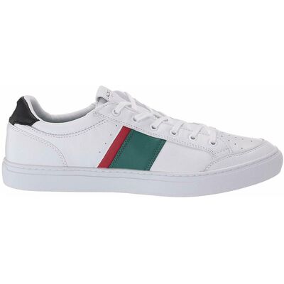 Lacoste Courtline 120 2 Herren weiße Trainer Weiß EU 41 / UK 7,5 Lacoste Courtline 120 2 Herren weiße Trainer Weiß EU 41 / UK 7,5